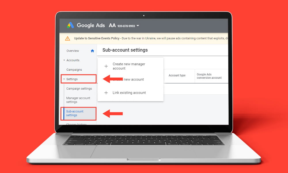 How to Link Multiple Ad Accounts with the MCC Google Account